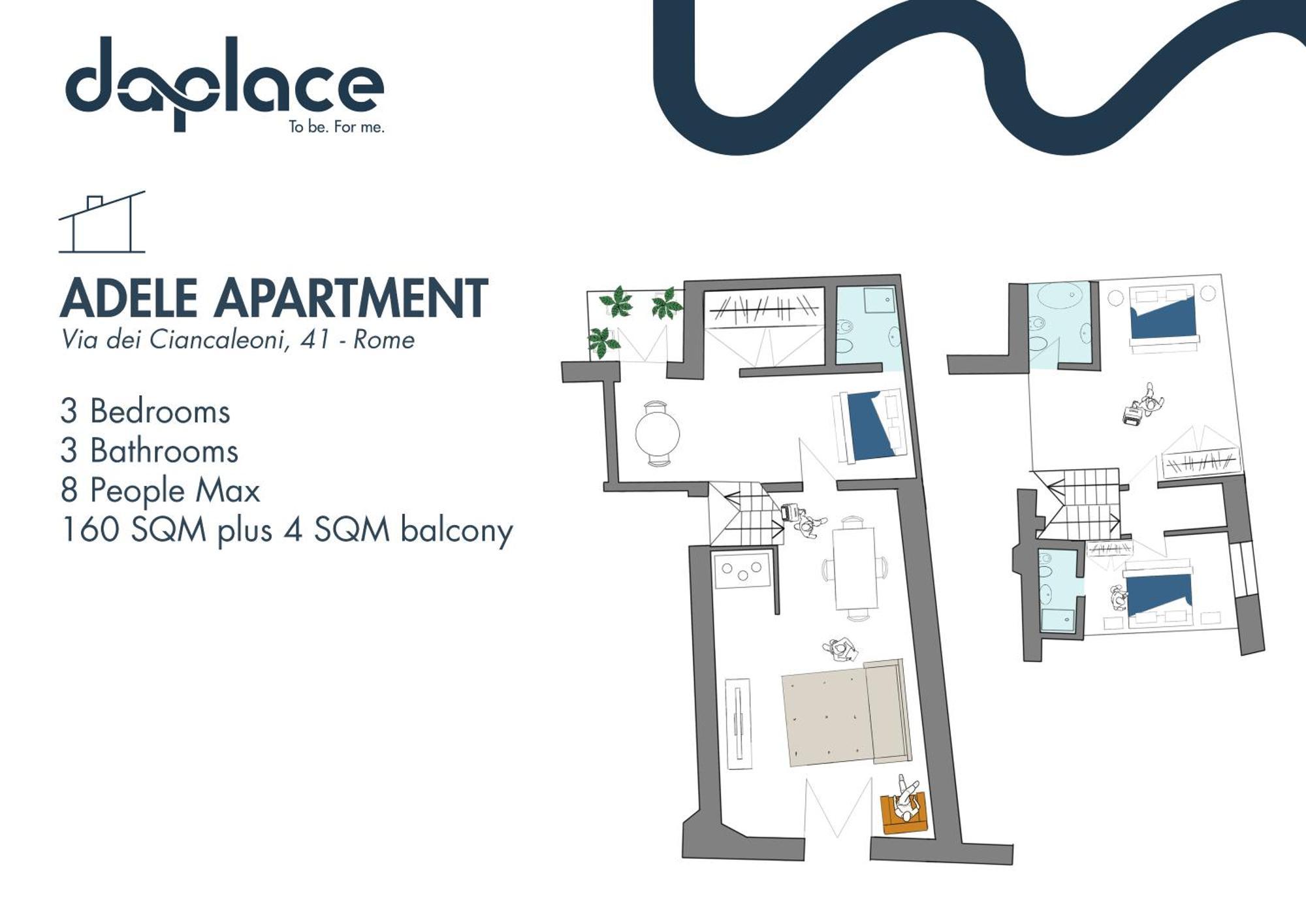 Daplace - Adele Apartment Roma Eksteriør bilde